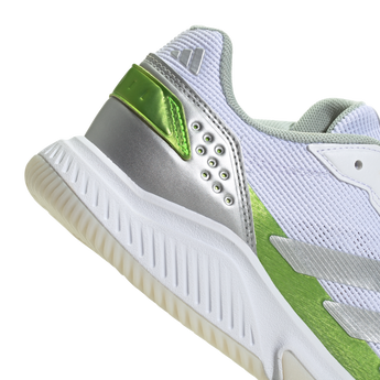 Women's Courtquick Padel Shoes Footwear White and Lucid Lemon,Footwear,Adidas,,,Tennis Express,JP7229_9_FOOTWEAR_Photography_DetailView2_transparent