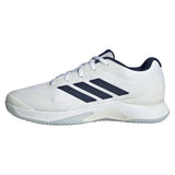 Women's CLAY Court Avacourt 3 Tennis Shoes Core White and Dark Blue,Footwear,Adidas,,,Tennis Express,JP8861-S26-1