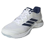 Women's CLAY Court Avacourt 3 Tennis Shoes Core White and Dark Blue,Footwear,Adidas,Core White/Dark Blue,5,Tennis Express,JP8861-S26-y