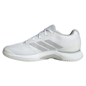 Women's Avacourt 3 Tennis Shoes Core White and Silver Metallic-Footwear-Adidas-JQ3436-S26-1_d7cf84da-0920-45bb-9386-c736d3cc36f3-Tennis Express