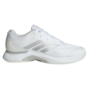 Women's Avacourt 3 Tennis Shoes Core White and Silver Metallic-Footwear-Adidas-JQ3436-S26-2_686f3164-b9c0-4bc8-a465-7f931ba54877-Tennis Express