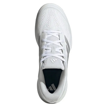 Women's Avacourt 3 Tennis Shoes Core White and Silver Metallic-Footwear-Adidas-JQ3436-S26-3_0f478771-4693-40f1-9de6-0ca5a47af3c6-Tennis Express