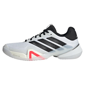 Men's Barricade 14 Wide Tennis Shoes Core White and Black-Footwear-Adidas-JQ7107-S26-1-Tennis Express