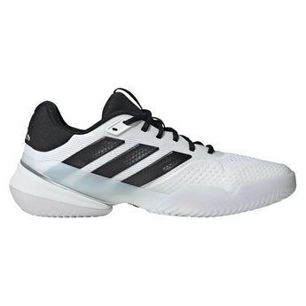Men's Barricade 14 Wide Tennis Shoes Core White and Black-Footwear-Adidas-JQ7107-S26-2-Tennis Express