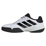 Juniors' Barricade Tennis Shoes Core White and Black-Footwear-Adidas-JQ9127-S26-1-Tennis Express
