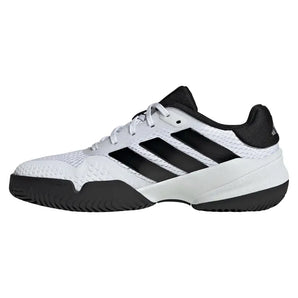 Juniors' Barricade Tennis Shoes Core White and Black-Footwear-Adidas-JQ9127-S26-1-Tennis Express