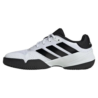 Juniors' Barricade Tennis Shoes Core White and Black-Footwear-Adidas-JQ9127-S26-1-Tennis Express