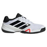 Juniors' Barricade Tennis Shoes Core White and Black-Footwear-Adidas-JQ9127-S26-2-Tennis Express