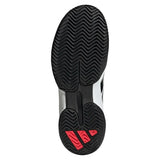 Juniors' Barricade Tennis Shoes Core White and Black-Footwear-Adidas-JQ9127-S26-4-Tennis Express