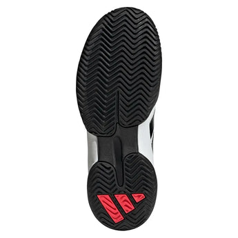 Juniors' Barricade Tennis Shoes Core White and Black-Footwear-Adidas-JQ9127-S26-4-Tennis Express