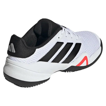 Juniors' Barricade Tennis Shoes Core White and Black-Footwear-Adidas-JQ9127-S26-5-Tennis Express