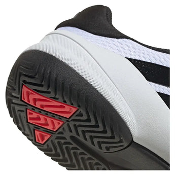 Juniors' Barricade Tennis Shoes Core White and Black-Footwear-Adidas-JQ9127-S26-6-Tennis Express
