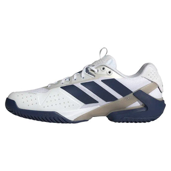 Men's Adizero Ubersonic 5 Tennis Shoes Core White and Dark Blue,Footwear,Adidas,,,Tennis Express,JR1736-S26-2
