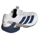Men's Adizero Ubersonic 5 Tennis Shoes Core White and Dark Blue,Footwear,Adidas,,,Tennis Express,JR1736-S26-4