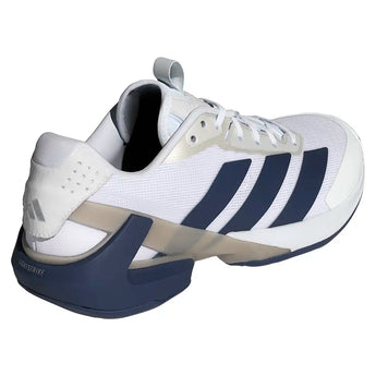 Men's Adizero Ubersonic 5 Tennis Shoes Core White and Dark Blue,Footwear,Adidas,,,Tennis Express,JR1736-S26-4
