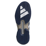 Men's Adizero Ubersonic 5 Tennis Shoes Core White and Dark Blue,Footwear,Adidas,,,Tennis Express,JR1736-S26-5