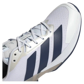 Men's Adizero Ubersonic 5 Tennis Shoes Core White and Dark Blue,Footwear,Adidas,,,Tennis Express,JR1736-S26-6