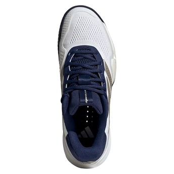 Men's Barricade 14 Tennis Shoes Core White and Dark Blue,Footwear,Adidas,,,Tennis Express,JR1743-S26-3