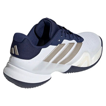 Men's Barricade 14 Tennis Shoes Core White and Dark Blue,Footwear,Adidas,,,Tennis Express,JR1743-S26-4