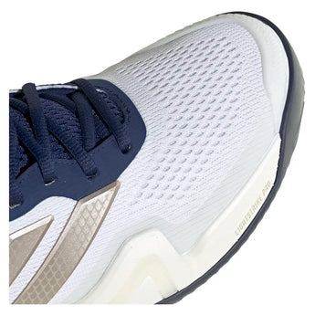 Men's Barricade 14 Tennis Shoes Core White and Dark Blue,Footwear,Adidas,,,Tennis Express,JR1743-S26-6