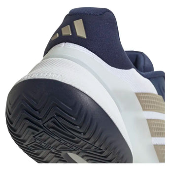 Men's Barricade 14 Tennis Shoes Core White and Dark Blue,Footwear,Adidas,,,Tennis Express,JR1743-S26-7