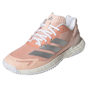 Women's Defiant Speed 2 Tennis Shoes Blush Pink and Silver Metallic,Footwear,Adidas,5,Blush Pink/Silver Metallic,Tennis Express,JR1786_0_b477ef7d-12b5-4432-9d37-aa95f153a480