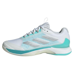 Women's Avacourt 2 Tennis Shoes Footwear White and Flash Aqua,Footwear,Adidas,,,Tennis Express,JR2053-H25-1