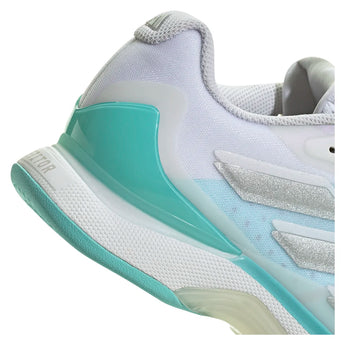 Women's Avacourt 2 Tennis Shoes Footwear White and Flash Aqua,Footwear,Adidas,,,Tennis Express,JR2053-H25-7