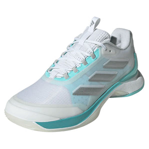 Women's Avacourt 2 Tennis Shoes Footwear White and Flash Aqua,Footwear,Adidas,5,White,Tennis Express,JR2053-H25-x