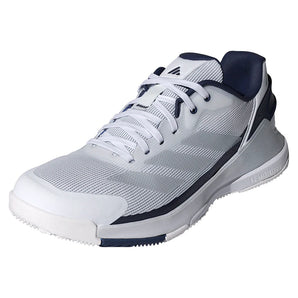 Men's Crazyquick LS Padel Shoes Core White and Dark Blue,Footwear,Adidas,6.5,Core White/Dark Blue,Tennis Express,JR2127-S26-y
