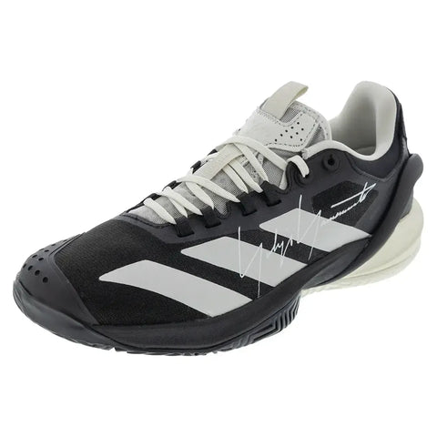 Men's Y-3 adizero Cybersonic Tennis Shoes Black and Orbit Grey Men's Y-3 adizero Cybersonic Tennis Shoes Black and Orbit Grey