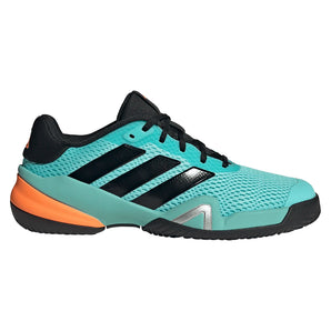 Juniors' Barricade Tennis Shoes Flash Aqua and Core Black-Footwear-Adidas-, [current_file_name-Tennis Express