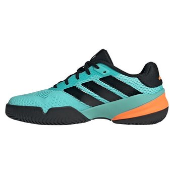 Juniors' Barricade Tennis Shoes Flash Aqua and Core Black-Footwear-Adidas-, [current_file_name-Tennis Express