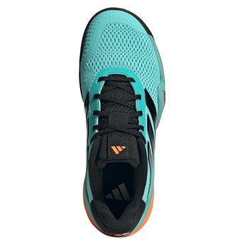 Juniors' Barricade Tennis Shoes Flash Aqua and Core Black-Footwear-Adidas-, [current_file_name-Tennis Express