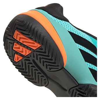Juniors' Barricade Tennis Shoes Flash Aqua and Core Black-Footwear-Adidas-, [current_file_name-Tennis Express