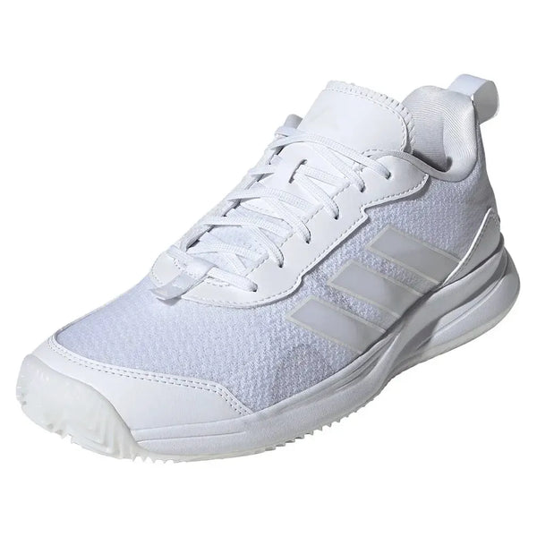 Women's AvaFlash Tennis Shoes White,Footwear,Adidas,5,White,Tennis Express,JR4512-S26