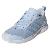 Women's AvaFlash Tennis Shoes Crystal Sky and Core White,Footwear,Adidas,Crystal Sky/Core White,5,Tennis Express,JR4514-S26-y