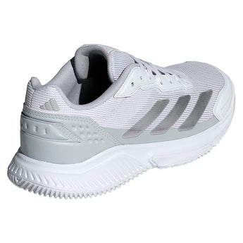 Women's Courtquick Padel Shoes White and Silver Metallic,Footwear,Adidas,,,Tennis Express,JR4658_5