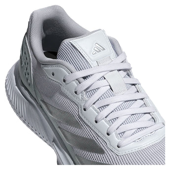 Women's Courtquick Padel Shoes White and Silver Metallic,Footwear,Adidas,,,Tennis Express,JR4658_8