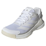 Women's Crazyquick LS Padel Shoes Core White and Zero Metallic,Footwear,Adidas,5,Core White/Zero Metallic,Tennis Express,JR4659-S26-y