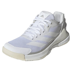 Women's Crazyquick LS Padel Shoes Core White and Zero Metallic,Footwear,Adidas,5,Core White/Zero Metallic,Tennis Express,JR4659-S26-y