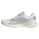 Women's Crazyquick Boost Padel Shoes White and Silver Metallic,Footwear,Adidas,,,Tennis Express,JR4660-S26-2