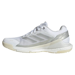 Women's Crazyquick Boost Padel Shoes White and Silver Metallic,Footwear,Adidas,,,Tennis Express,JR4660-S26-2