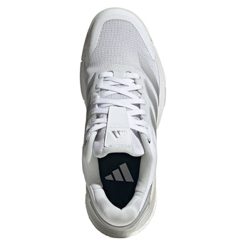 Women's Crazyquick Boost Padel Shoes White and Silver Metallic,Footwear,Adidas,,,Tennis Express,JR4660-S26-3