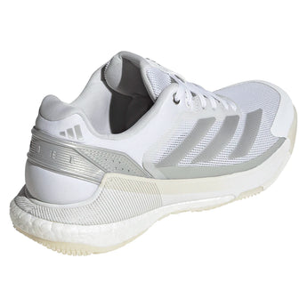 Women's Crazyquick Boost Padel Shoes White and Silver Metallic,Footwear,Adidas,,,Tennis Express,JR4660-S26-4