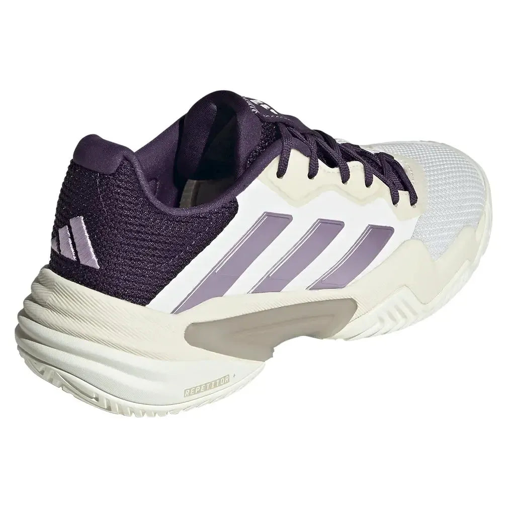 Women's Barricade 13 Tennis Shoes Core White and Powder Plum