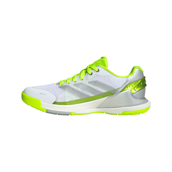 Women's Crazyquick LS Padel Shoes Lucid Lemon and Silver Metallic,Footwear,Adidas,,,Tennis Express,JR9325_5_FOOTWEAR_Photography_SideMedialCenterView_transparent