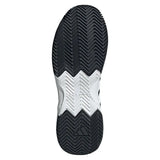 Juniors' GameCourt 2 Tennis Shoes Core Black and Silver Metallic-Footwear-Adidas-JRKI0780-S26-4-Tennis Express