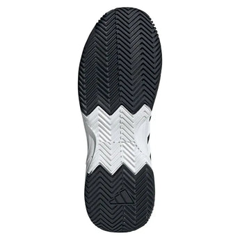 Juniors' GameCourt 2 Tennis Shoes Core Black and Silver Metallic-Footwear-Adidas-JRKI0780-S26-4-Tennis Express