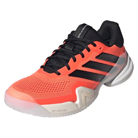 ラテ Men's Barricade 14 Tennis Shoes Lucid Orange and Core Black